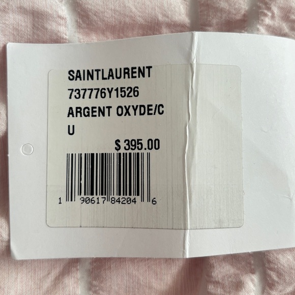 NWT • Saint Laurent • Set of 2 Mismatched Rhinestone Ear Cuffs • Clip-On Earring - Picture 5 of 6